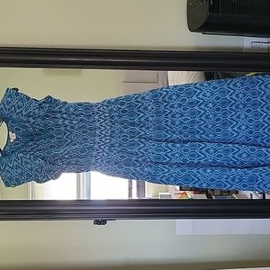 Shoshanna Zona dress teal blue